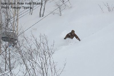 Kiriro pow, Rider Keith Stubbs