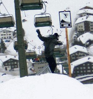 Lech rail, rider Steve Dowle