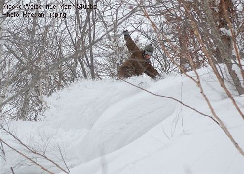 Niseko Weiss, rider Keith Stubbs