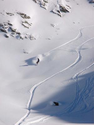 Obergurgl, rider Steve Dowle