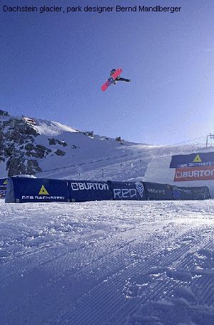 Dachstein glacier, park designer Bernd Mandlberger