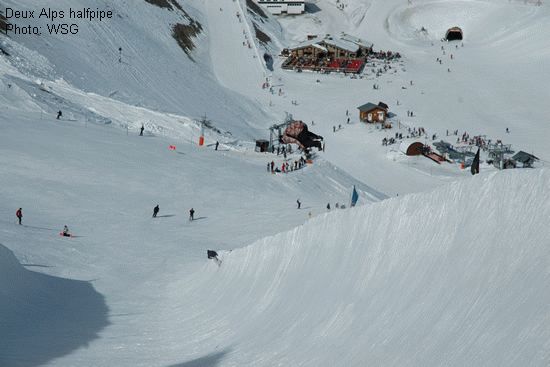 Deux Alps halfpipe