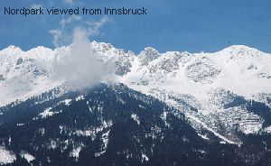 Nordpark viewed from Innsbruck