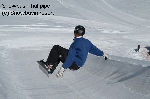 Snowbasin halfpipe
